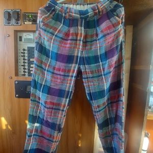 Ace & Jig Gaucho Pant in Cabin Plaid S